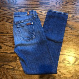 7 For All Mankind Jeans - Relaxed Skinny - Size 24